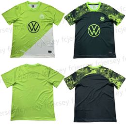 2023 2024 VfL Wolfsburg voetbalshirts Fansversion WEGHORST STEFFEN BREKALO 23 24 voetbalshirt Mannen kit uniformen ARNOLD XAVER GUILAVOGUI