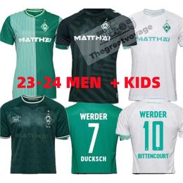 2023 2024 Werder Bremen SPECIAL SOCCER JERSEY Marvin Ducksch Leonardo Bittencourt BLACK GREEN 23 24 FRIEDL PIEPER FOOTBALL SHIRTS TOP THAILAND QUALITY men kids