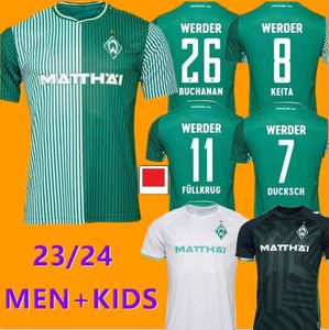 2023 2024 Werder Bremen Special Soccer Jersey Marvin Ducksch Leonardo Bittencourt Black Green 23 24 Friedl PiePer voetbal shirts top Thailand Ducksch Men Kids 999