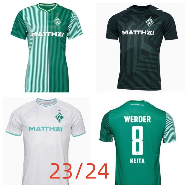 2023 2024 Werder Bremen JERSEY DE FÚTBOL ESPECIAL Marvin Ducksch Leonardo Bittencourt NEGRO VERDE 23 24 CAMISETAS DE FÚTBOL FRIEDL PIEPER TOP CALIDAD DE TAILANDIA