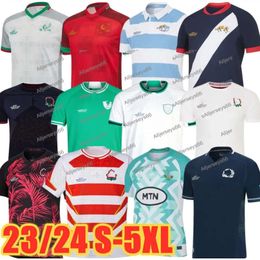 2023 2024 Coupe du monde Angleterre, sud de l'Angleterre 23 24 Home and Away Alternative Rugby Jersey Ireland Portugal Argentine Australia S-5X _Jersey