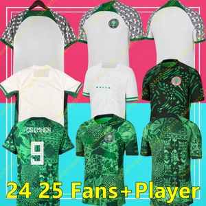 2023 2024 2025 Wereldbeker Nigeriaanse Okocha voetbalshirt Home Away 23 24 25 Away Okechukwu Ighalo Ahmed Musa Ndidi Mikel Iheanacho voetbal Shirts Men