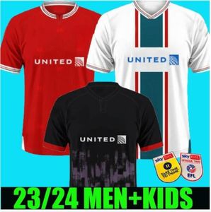 2023 2024 Wrexham Soccer Jerseys Mullin Adult Kids Kit 23/24 Home Away Football Shirt Crysau pel Droed Fan Version Camisetas Futbol Maillot Foot Davies Young