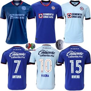 2023 2024cruz Azul voetballen Jerseys CDSYC Mexico League Vieira Lira Rodriguez Home Away Dirth Football Shirts Liga Mx Camisetas de Futbol Kit Jersey