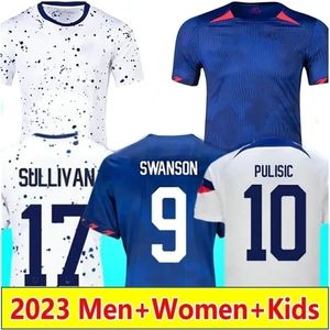 2023 22 Amerikaans damesvoetbalshirt 20 Trinity Rodman 16 Rose Lavelle 10 Lindsey Horan 12 Alana Cook 23 Emily Fox 13 Alex Morgan Home Away