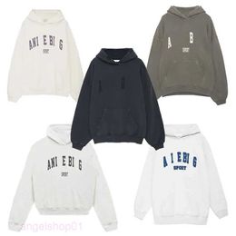 2023 23SS FEMMES DESGINER Fashion Coton Coton Nouveau AB Bing Classic Letter Imprimer Wash Water Color Snowflake Sweats Sweats Sweats Sweats Sweats