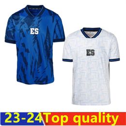 2023-24-25 El Salvador voetballen Jerseys TH Anniversary Special 2024Home Blue Away Wit Nationale Teamsoccer Shirt Short Sleeve Aangepaste voetbaluniform2023-2025