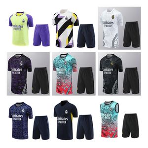 2023 24 25 Real Madrids Tracksuit Soccer Jerseys Vini Jr Bellingham Men and Kids Modric Valverde Football Madrides Chandal Futbol Survetement Shorts Sets Sets Sets