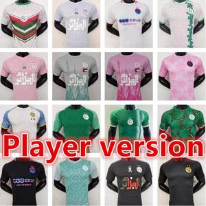 2023 24 25 Camisetas de fútbol de Algerie MAHREZ 2023/24 Hogar lejos BOUNEDJAH FEGHOULI BENNACER ATAL Maillot de foot Argelia versión del jugador Camiseta de fútbol del portero de Argelia