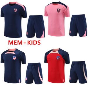 2024 2025 Volwassen kinderen Atletico Madrid Sportswear Chandal Futbol voetbaltraining Pak 24 25 Madrid Sportswear Set Men Football Vest