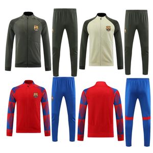 2023/24 Barcelone Tracksuit Soccer Jerseys Barca Set Veste Adult Training Suite