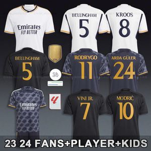 2023 24 Bellingham Vini Jr Soccer Jersey Camavinga Tchouameni Valverde MBAPPE Maillot de football Real Madrids Luka MODRIC Rodrygo Maillot de pied Hommes Kit Uniforme