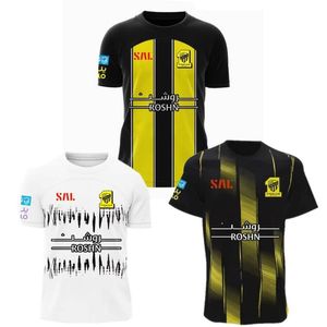 2023/24 BENZEMA Al Ittihad Soccer Jerseys 2024 KANTE # 10 CORONADO JOTA FABINHO Camisas para hombre HEGAZI ROMARINHO Uniformes de fútbol Kit para niños