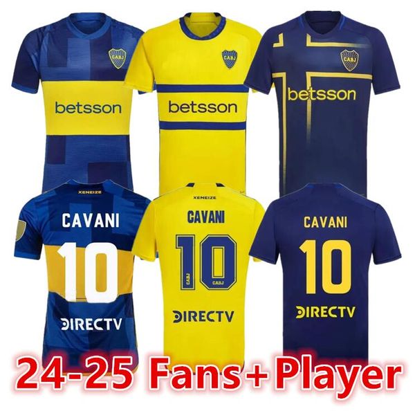 Cavani Boca Juniors Jerseys de football 2023 2024 2025 Maradona Benedetto Marcos Rojo Carlitos de Rossi Tevez Salvio Barco Janson Medina 21 22 23 24 25 Football Shirt66