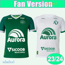 2023 24 Jerseys de fútbol para hombre brasileño Luizinho Home Green Green Away White Football Camisetas Aldult uniformes