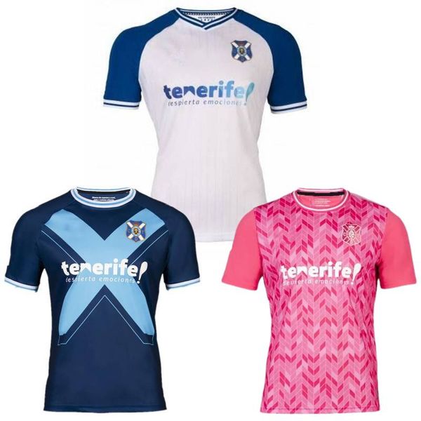 2023/24 CD Tenerife Soccer Jerseys 2024 LEON ELADY JAVI ALONSO Chemise Hommes PABLO LARREA AITOR SANZ ENRIC GALLEGO Uniforme de football