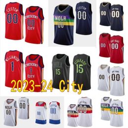 2023/24 City Basketball Zion Jerseys 1 Williamson CJ 3 McCollum Brandon 14 Ingram Jonas 17 Valanciunas Larry 22 Nance Jr. Kira 13 Lewis Jr. Trey 25 Murphy Edition