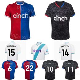 2023-24 Club 6 GUEHI Voetbalshirts 10 EZE 3 MITCHELL 28 DOUCOURE 2 WARD 9 AYEW 15 SCHLUPP 6 GUEHI 22 EDOUARD 16 ANDERSEN 11 ZAHA Voetbalshirttenues Uniform ShuiJingGong