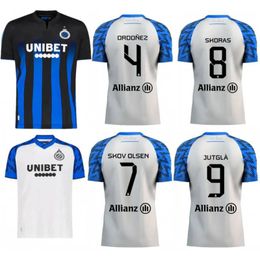 2023/24 Club Brugge Soccer Jerseys 2024 SKOV OLSEN JUTGLA ORDONEZ VANAKEN Chemises Hommes VETLESEN BARBERA MEIJER BUCHANAN Uniformes de football