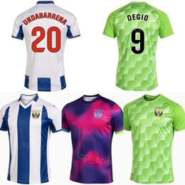 2023-24 Maillot de football de l'équipe du club Leganes 10 RABA 19 GARCIA 15 FRANQUESA 24 CHICCO 6 GONZALEZ 2 NYOM 17 NEYOU 8 PEREA 20 UNDABARRENA 32 CISSE Kits de maillots de football uniformes