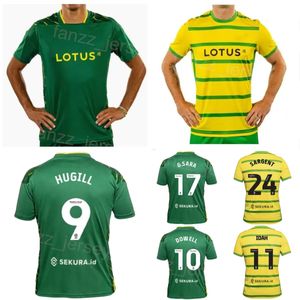 2023/24 Club Team Norwich 27 ROWE Maillot de football Ville 11 IDAH 17 SARA 9 SARGENT 16 FASSNACHT 10 BARNES 3 STACEY 23 MCLEAN 24 DUFFY GIBSON Kits de maillots de football Vert Jaune