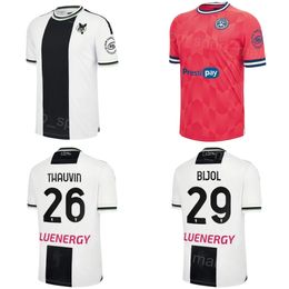 2023-24 Maillot de football de l'équipe du club Calcio Udinese 24 SAMARDZIC 17 LUCCA 29 BIJOL 18 PEREZ 11 WALACE 26 THAUVIN 12 KAMARA 2 EBOSELE 4 LOVRIC 13 FERREIRA Kits de maillots de football