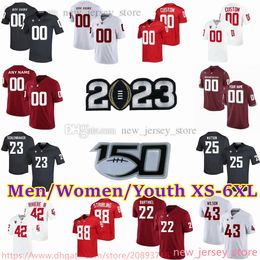 2023-24 Personalizado XS-6XL NCAA Washington State WSU Cougars Camiseta de fútbol 29 Jaylen Jenkins 5 Lincoln Victor 12 Robert Ferrel 10 Ron Stone Jr. 87 Andre Dollar 8 Xavier Ward