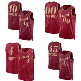 2023 24 Donovan 45 Mitchell 0 Love Darius 10 Garland Collin Basketball Jerseys 16 Osman Jarrett 31 Allen Ricky 3 Rubio Lauri Markkanen Hommes Femmes Jeunes XS-4XL