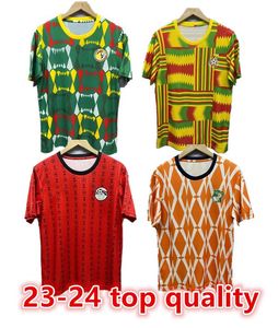 2023 24 Ghana Maroc Soccer Jerseys Coupe Sénégal Mane Hakimi SAISS 23 24 Cameroun Maillot de pied Ziyech National Kouyate Sarr Team Serbie Egypte Football Shirt666