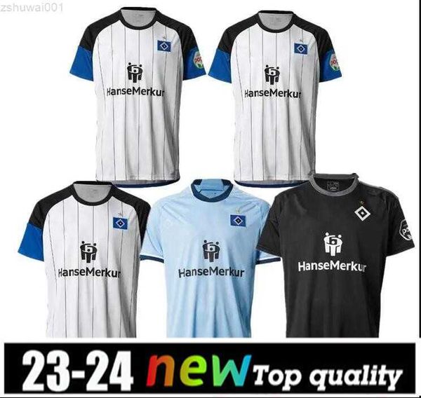 2023 24 Hamburger SV Soccer Jerseys Vagnoman Onana Leibold Reis Kittel Glatzel Dudziak 2024 HSV Hommes Kit Kit Chemises de football Uniformes SKDN