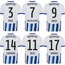 2023/24 Hertha BSC camisetas de fútbol 2024 PREVLJAK NIEDERLECHNER ROGEL PEKARIK Camisas para hombre REESE MYZIANE KENNY KEMPF Uniformes de fútbol