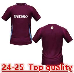 2024 25 Jerseys de fútbol Kit para niños Hogar 2024 2025 Aston Villas Camisa de fútbol Entrenamiento de los fanáticos Versión del jugador Camisetas Mings McGinn Buendia Watkins Maillot Foot66