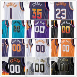 Maillots de basket-ball pour hommes 2024 Bradley Beal Kevin Durant Devin Booker Bol Bol Eric Gordon Steve Nash Charles Barkley Grayson Allen Jusuf Nurkic Thaddeus Young imprimé