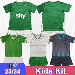 2023 24 Ireland Kids Kit Soccer Jerseys Nationaal Team Ferguson Sykes Obafemi McGrath Cullen Coleman 2024 Home Away 3rd Child Football Shirts