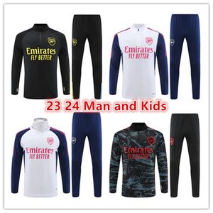 2023 24 Enfants arsen survêtement PEPE SAKA garçons adultes Gunners formation costume ODEGAARD THOMAS TIERNEY Hommes kit sportswearjacket