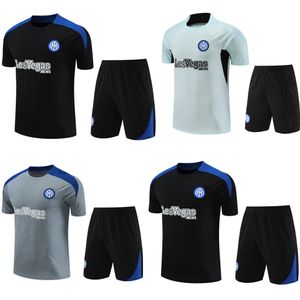 2023 24 enfants kit inter survêtement chandal futbol football MILANO costume d'entraînement 23 24 milans camiseta DE FOOT sweat-shirt de sport à manches courtes