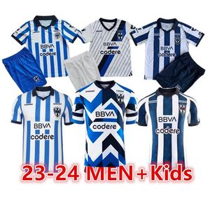 2023/24 LIGA MX RAYADOS MONTERREY Camisetas de fútbol R.Funes hogar lejos R.Funes Mori M.MEZA 23 24 Liga Mexicana camiseta de fútbol hombres Niños Edición especial