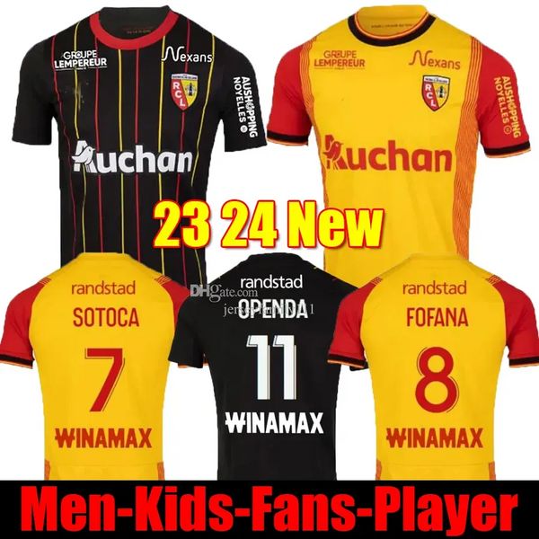 2023 24 maillot RC Lens camisetas de fútbol hogar lejos especial Saint-Barbe SOTOCA Machado Guilavogui Samba Gradit Camisetas de fútbol niños NOTRE SANG ESTOR fanáticos VERSIÓN DEL JUGADOR