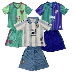 2023 24 hommes + enfants Malaga domicile et extérieur maillots de football ensemble troisième personnalisation de t-shirt de football à l'extérieur