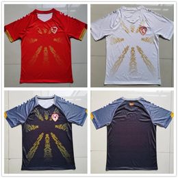 2023 24 T-shirts pour hommes Macédoine du Nord domicile et extérieur troisième chemise personnalisée