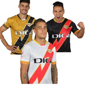 2023 24 T-shirts pour hommes Rayo Vallecano FALCAO PALAZON GARCIA GUARDIOLA SANCHEZ TREJO CISS MONTIEL SANCHEZ MARTIN TREJO