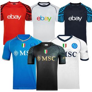 2023 24 Napoli Home Away Chemises T-shirts pour hommes Chemises d'entraînement Chemises personnalisées