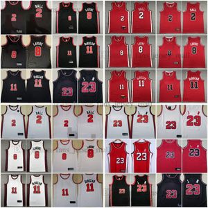 2023-24 New City Basketball Jersey 2 Lonzo 8 Zach 11 DeMar Ball LaVine DeRozan Jerseys cosidos Hombres S-XXXL