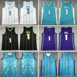 2023-24 nuevas camisetas de baloncesto de la ciudad Lamelo 1 Ball cosió a los hombres S-XXXL