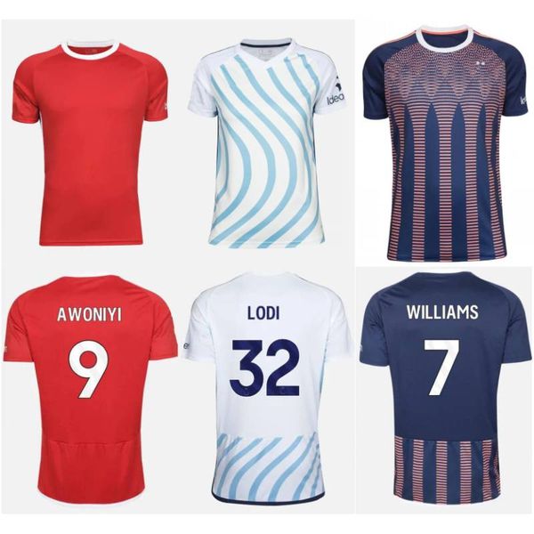 2023/24 Nottingham Soccer Jerseys 2024 Forest WORRALL WILLIAMS COLBACK AWONIYI GIBBS-WHITE chemises Hommes WOOD SANGARE YATES DENNIS McKENNA ELANGA Kit de football pour enfants