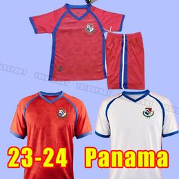 2023 24 Panama voetbalshirts Panama nationale team Jersey CARRASQUILLA DIAZ Barceneas thuis rood en uit Wit shirt 2023/24 Heren T-shirts voetbaluniform heren kind