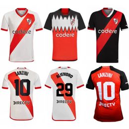 2023/24 River Plate voetbalshirt 2024 DE LA CRUZ M. SUAREZ PALAVECINO M. BORJA Uniform Heren SOLARI LANZINI BARCO PEREZ ALIENDRO thuis uit derde voetbalshirt