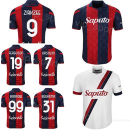 2023-24 Football Bologne 7 Riccardo Orsolini Jerseys Club 28 Lukasz Skorupski 19 Lewis Ferguson 31 Sam Beukema 9 Joshua Zirkzee 17 EL AZZOUZI NDOYE Kits de maillots de football