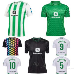 2023-24 Soccer Real Betis 12 Willian Jose Jerseys Club 1 Claudio Bravo 13 Rui Silva 21 Marc Roca 5 Guido Rodriguez 10 Ayoze Perez Kits de maillots de football Numéro de nom personnalisé