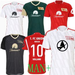 2023 24 Union Berlin Mens Soccer Jerseys Khedira Haraguchi Becker Thorsby Trimmel Seguin Home Away Cup Jersey Edición Especial Camisetas de fútbol